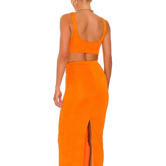 superdown Orange Skirt Set - Picture 2 of 5